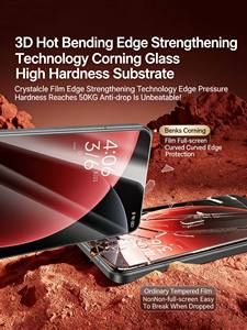 Protector de Pantalla de Vidrio Templado Curvo 3D con Pegamento Completo Anti-Reflejante Benks AR para Xiaomi 15 Pro / Ultra - Product Image 4