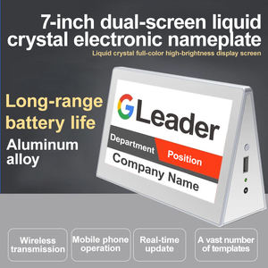 7Inch High Definition 3 Color E-ink Screen Table Card <b>Smart</b> Digital Card Rechargeable NFC Conference Table Card - Product Image 5