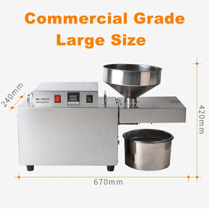 Presse à huile commerciale multifonctionnelle à double <span class=keywords><strong>tige</strong></span> de pressage, augmentation de la rendement de 20 %, construction en acier inoxydable, automatique - Product Image 2