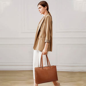 Custom 2026 New Fashion Classic Designer Leather Computer Hand <strong>Bag</strong> <strong>Ladies</strong> Large Capacity <strong>Laptop</strong> Tote <strong>Bag</strong> - Product Image 5