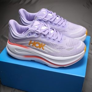 Chaussures de course élégantes pour hommes S BONDI 9 de haute qualité, augmentant la taille, toutes saisons, pour l'extérieur, respirantes, à semelle souple, chaussures de sport HOKAS - Product Image 6