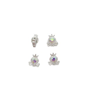 Heart Crown Charms With Zircon Inlay Bezel Setting DIY Jewelry Accessories For <b>Bracelet</b> <b>Phone</b> Chain Unisex Everyday Wear - Product Image 5