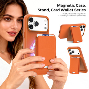 Funda para iPhone 18 Pro Max con Carga Inalámbrica, Tarjetero Magnético, Soporte y Cartera de Cuero Sintético para Modelos 17, 16, 15, 14, 13 y 12 - Product Image 4
