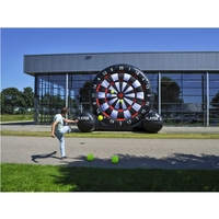 Inflables Publicitarios Populares para Alquiler en Fiestas, Juego de Dardos de Fútbol Inflable Grande para Niños y Adultos