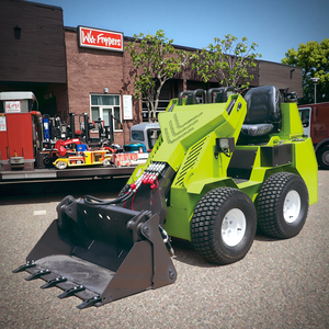 Gran oferta, nueva marca Perkins, cargadora de ruedas todoterreno con motor Kubota, cargador de pista frontal, componentes centrales PLC aprobados por la EPA - Product Image 1