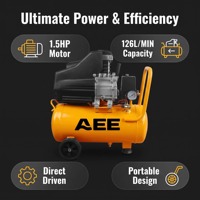 Compresor de Aire Móvil de Alta Presión de 220v y 8 bar, Accionamiento Directo, con Ajustes de Presión Ajustables, para Fabricantes de Metalurgia