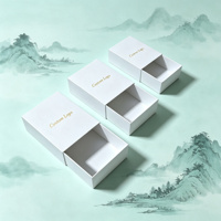 Boîte cadeau rigide de qualité supérieure avec couvercle coulissant, impression couleur moderne exquise, emballage personnalisé pour la vente au détail