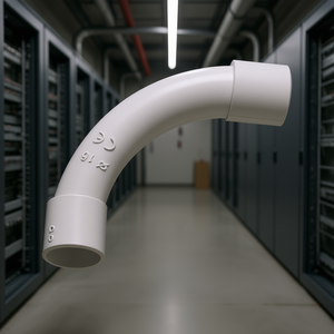 Tuyau coudé à 90 degrés, diamètre 16 mm, indice de protection IP40, pour la gestion des câbles - Product Image 3