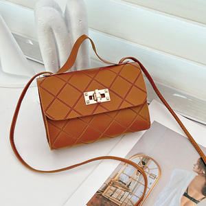 Petit sac carré pour femme, motif à carreaux gaufré, nouveau modèle 2025, sac à bandoulière tendance pour femme - Product Image 6