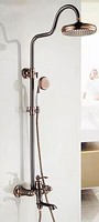 Mitigeur de douche mural, pour la salle de bain, couleur or Rose, 1 pièce