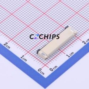 FPC-0.5FX-30PWBH20 FFC/FPC Connector SMD,P=0.5mm Connector Flip Cover Type Bottom Contact 30P 0.5mm - Product Image 2