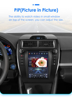 CARUPEZ - Unidad Principal de Navegación Estéreo para Automóvil Android IPS de 9.7 Pulgadas con Cámara de Reversa para Camry 2012-2014, 8 Núcleos, Estilo Tesla Vertical
