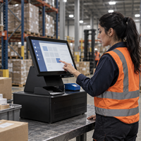 Nouveauté - Terminal POS tout-en-un Windows - Écran tactile capacitif HD 15,6'' - Caisse enregistreuse intelligente - Intel I3/I5/I7 - Wi-Fi 6 - Bluetooth