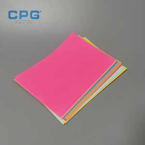 Papel de Color A4 de 80 g/m², Papel de Doble Cara de Color Neón para Proyectos Escolares, Material de Arte, Papel de Color Profesional, Venta al por Mayor de Fábrica - Product Image 1