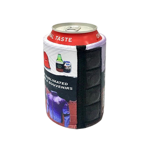 Enfriador de Bebidas Personalizado de Neopreno de Alta Calidad con Imán, Porta Bebidas Tubular con Impresión por Sublimación para Almacenamiento de Botellas - Product Image 1