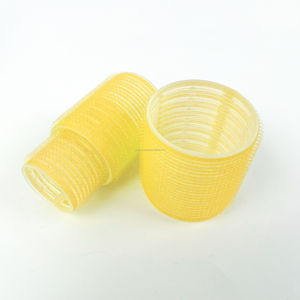 BTG113 Jaune 3 pièces Bigoudis en plastique <span class=keywords><strong>auto</strong></span>-agrippants pour cheveux longs - Product Image 2