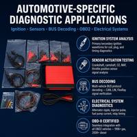 Osciloscopio UDIAG OS100 de 4 Canales, Ancho de Banda de 100MHz, Muestreo de 1GSa/s, Osciloscopio de Diagnóstico Automotriz OBD2 para Automóviles, Camiones y Talleres