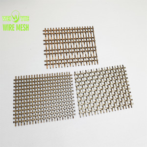 304 316 316L thép không gỉ trang trí dệt lưới kim loại cho Tủ trang trí - Product Image 3