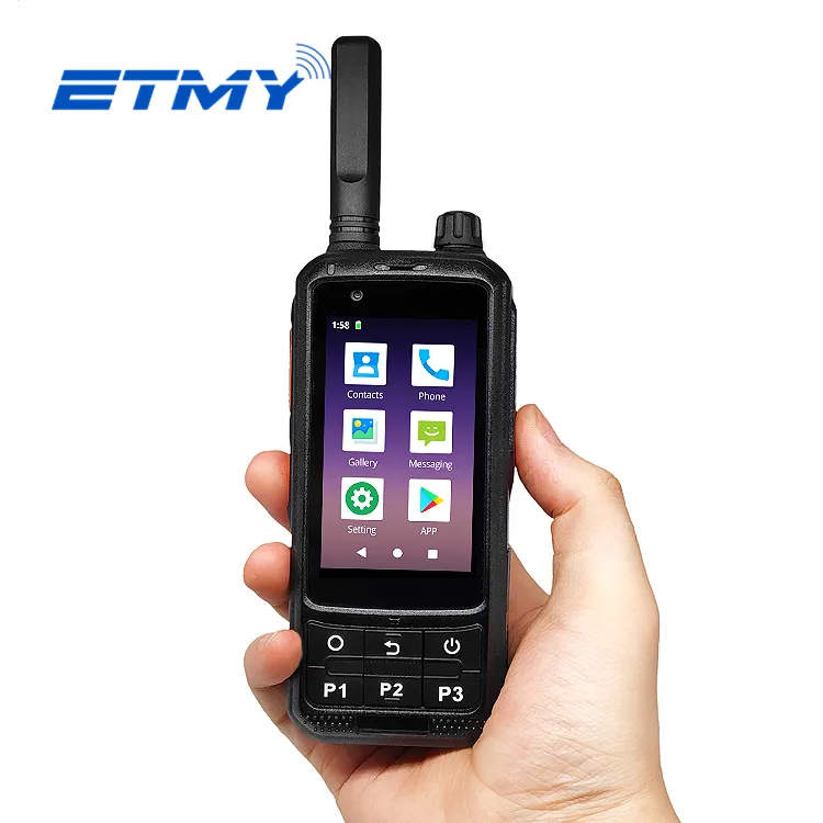 ET-A89 ECOME Radio poc Doble Sim Cheapest Walkie Talkie Handheld Two Way Radio