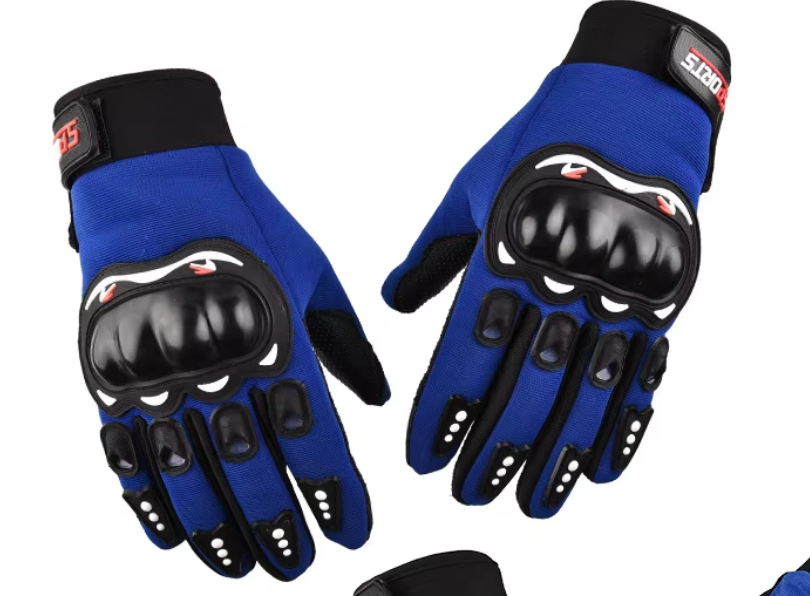 Blue full fingers