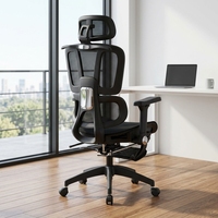 Chaise de bureau pivotante confortable en gros, chaise de direction ergonomique à dossier haut pour salle de réunion