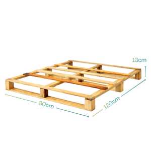 พาเลทไม้ขนาดมาตรฐาน 120x80 ซม. สำหรับคลังสินค้า โลจิสติกส์ และการขนส่งสินค้า - Product Image 2