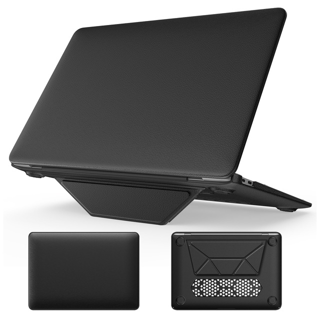 Business Style Laptop Sleeve for Macbook Pro 14 Protective Shockproof Protective Cover Case with Stand