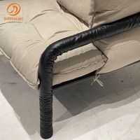 Chaise d'attente pour personnel en cuir de luxe nordique chaise de bureau de direction chaise de salon moderne