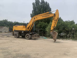 Hyundai 210w-7 Wheel Excavator 20 Ton 210w-9 Original Paint Used 210w-7 Wheel Excavator Korea Discounted Cheap Price <b>for</b> <b>Sale</b> - Product Image 2