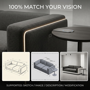 Silla de Diseño <span class=keywords><strong>Barcelona</strong></span> Personalizable OEM/ODM, Muebles de Alta Gama para Sala de Estar Moderna, Vestíbulo de Hotel, Villa o Apartamento - Product Image 4