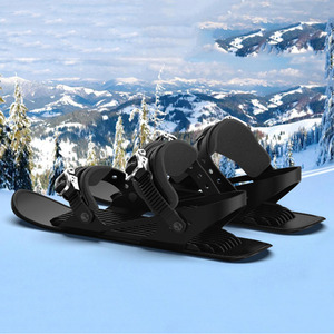 Mini botas de esquí, raquetas de nieve cortas, antideslizantes, con punta cerrada, unisex, para caminar en la nieve al aire libre, esquí de estilo libre - Product Image 2