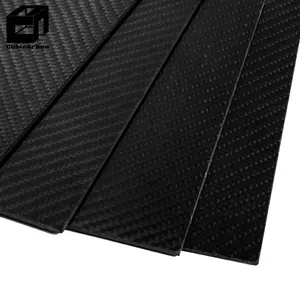 3K Full Carbon Fiber Sheet Custom Thick 1mm 3mm 5mm 6mm 8mm 10mm Strong Carbon Fiber Sheets Cutting Price