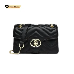 New High Quality Crossbody Bag Inspired Designer Women's Metal Chain Quilted Hand Bags