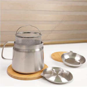 Bouilloire de voyage en acier inoxydable Syh630, cafetière design pour hôtel, chauffage par induction, mini portable pour le camping - Product Image 3