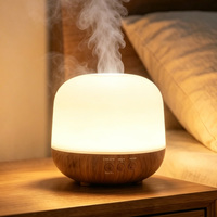 Vente directe d'usine, diffuseur d'huiles essentielles de 250 ml, humidificateur aromathérapeutique ultrasonique, certifié CE FCC ROHS pour la maison et le bureau