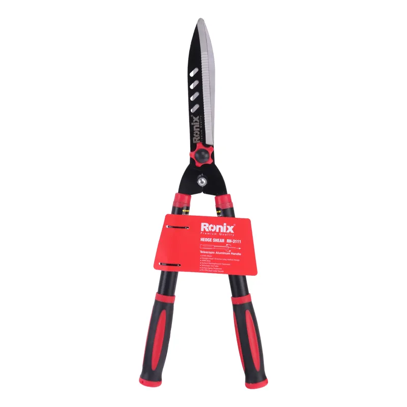 Ronix RH-3111 modeli profesyonel bahçe araçları uzun sap ağacı çit kesim pruner bahçe makasları/dalgalı bıçak bahçe makasları