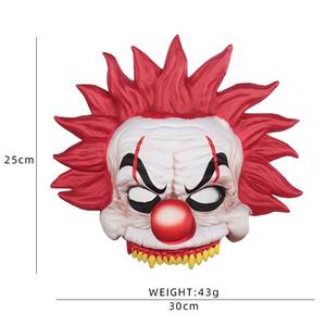 Dekorasi Pesta Halloween Topeng Badut Zombie Alat Peraga Foto Topeng Horor Lateks - Product Image 2