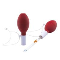 1 ml 2 ml 3 ml 5 ml 10 ml 15 ml Utilisation en laboratoire Caoutchouc de silicone de couleur rouge utilisé avec des pipettes Pasteur en verre à bulbe.