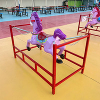 Cheval à bascule pour enfants, nouveau modèle 2025, fabriqué en Chine, pas cher, pour les activités commerciales en plein air, les parcs d'attractions