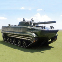 Modèle de char gonflable Panzer, char factice gonflable pour entraînement