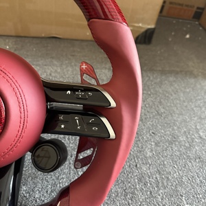 Nouveau personnalisable pour Benz W204 W205 W212 W176 W213 W211 W177 W221 avec <span class=keywords><strong>volant</strong></span> en cuir en Fiber de carbone <span class=keywords><strong>chauffant</strong></span> par vibration - Product Image 3