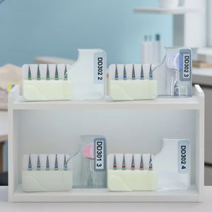 Toboom DD3 serie punte diamantate dentarie frese rotanti a gambo di diamante frese Abrasive per laboratorio odontoiatrico e clinica frese di lucidatura - Product Image 6