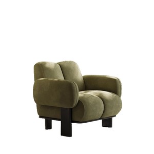 Koala Single Sofa Chair French Cream Style Living Room Leisure Chair Retro Designer Armchair - Product Image 5