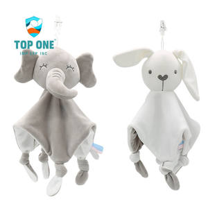 TopOne suave felpa orgánica recién nacido alta calidad suave sueño oso muselina algodón orgánico bebé edredón manta bebé juguete - Product Image 1