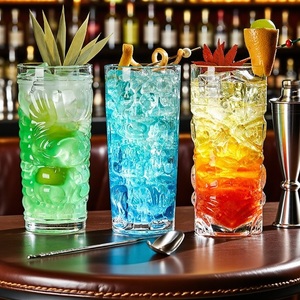 Tiki Hawaii Style <span class=keywords><strong>verre</strong></span> gobelet Totems motif tasse verres à bière classique artisanat Tiki Cocktail <span class=keywords><strong>verre</strong></span> <span class=keywords><strong>verre</strong></span> à bière pour Bar Restaurant - Product Image 2