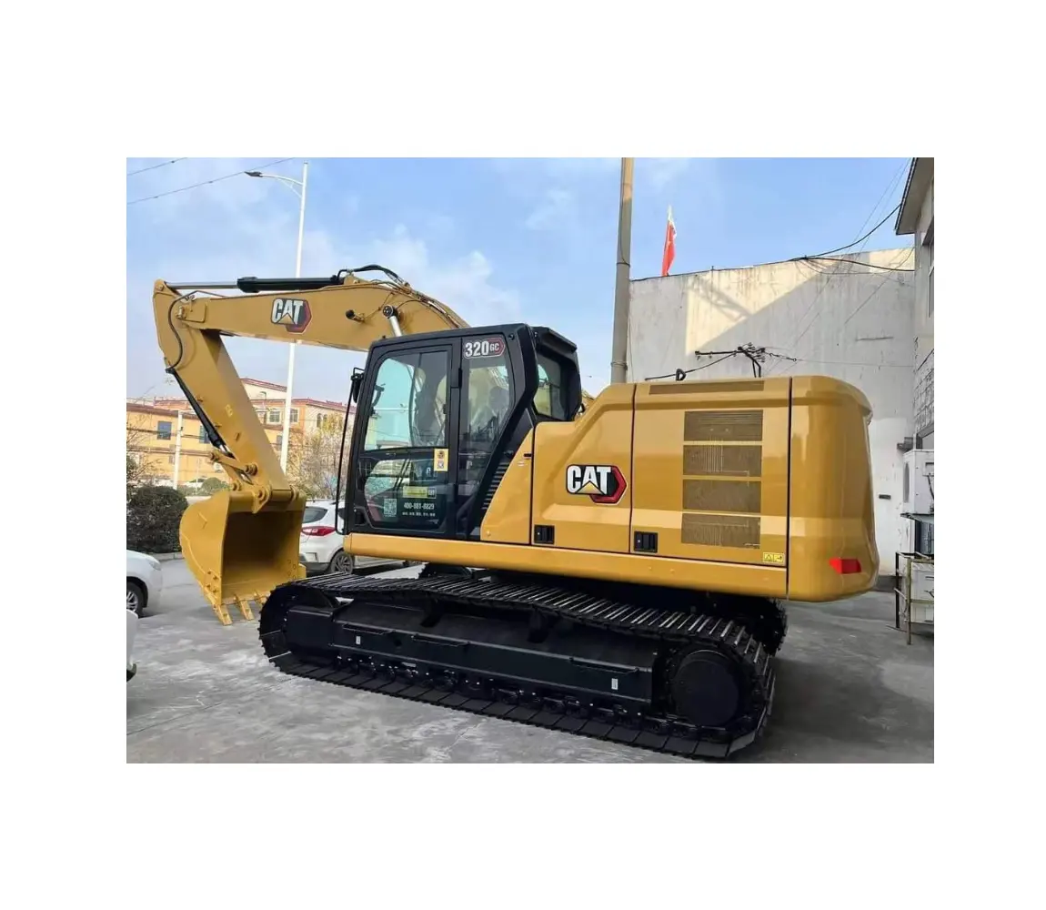 CAT 320GC 20 tonnes Japon a fait bon marché 20 tonnes ont utilisé des excavatrices de CAT 320GC de Caterpillar en stock