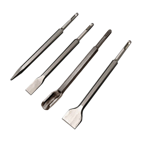 Professionele elektrische SDS-hamerboorset met sleufbeitels, platbeitels, metaal & staal voor metselwerk, beton en omringende rots - Product Image 1