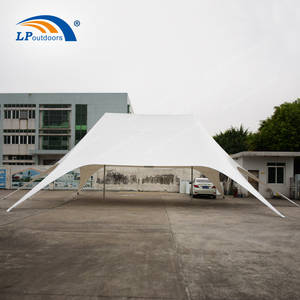 Semplificare la struttura personalizzata 1000D PVC protezione UV doppia <span class=keywords><strong>tenda</strong></span> con paralume a stella superiore per eventi all'aperto - Product Image 4