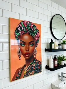 <span class=keywords><strong>งาน</strong></span>ศิลปะภาพเหมือนบนกระเบื้องคริสตัลและภาพวาด <span class=keywords><strong>ภาพ</strong></span>ผู้หญิงสวยงามสมัยใหม่ <span class=keywords><strong>ภาพ</strong></span>ตกแต่งผนัง - Product Image 2