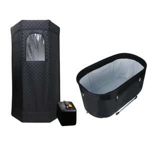 التخلص النهائي حجم كامل صندوق التعرق ساونا للشخص ساونا فقدان الوزن قابلة للطي غرفة ساونا بالبخار مع 3 لتر البخار - Product Image 6